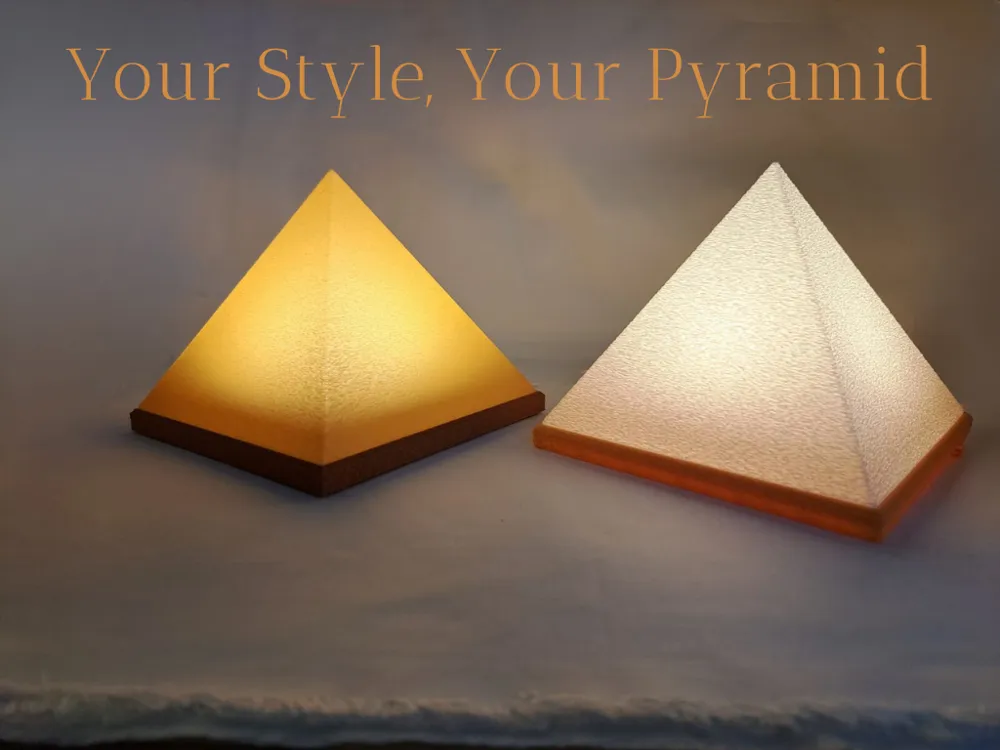 Pyramid LED Lamp by SavoLab3D MakerWorld: Download Free 3D Models
