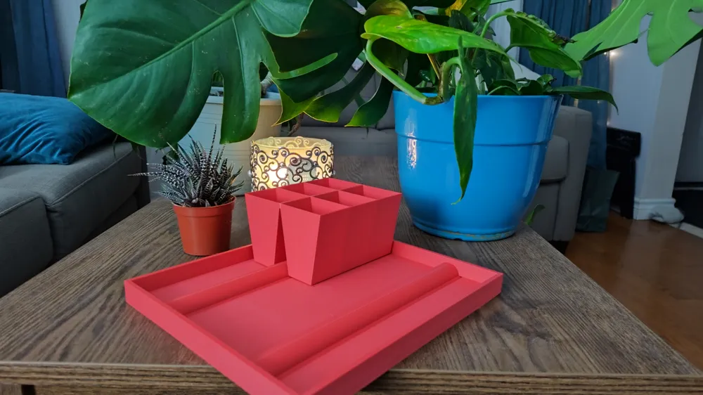 Planter w Tray - Free 3D Print Model - MakerWorld