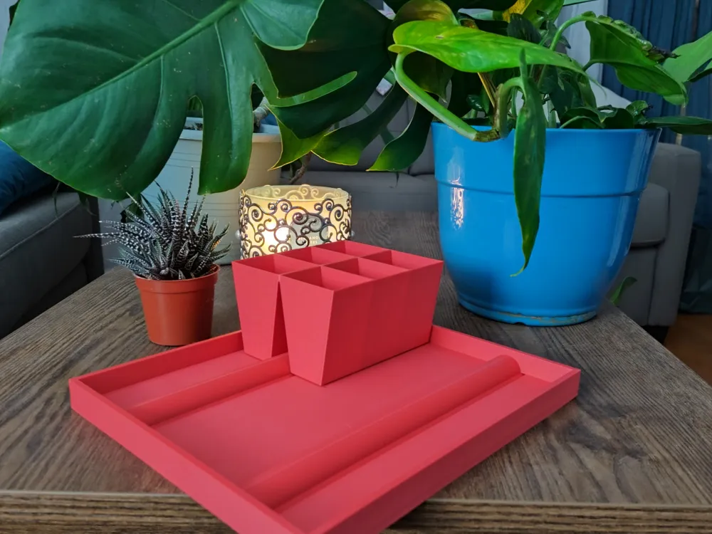 Planter w Tray - Free 3D Print Model - MakerWorld