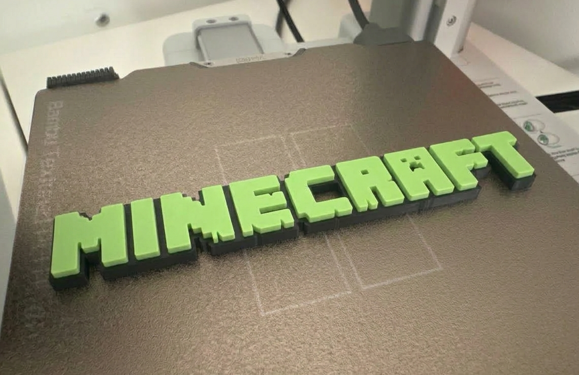 Miniatura 2 do modelo 3D Minecraft Logo