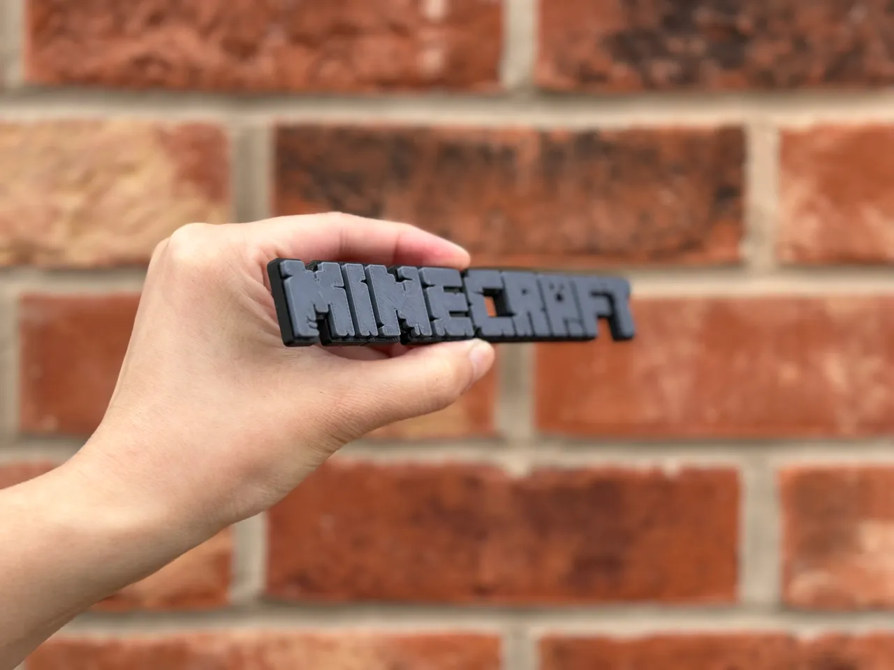 Minecraft Logo view 3