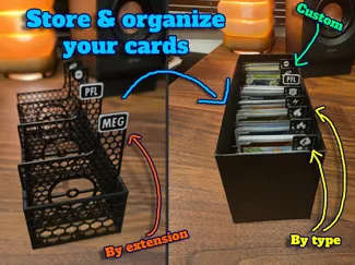 Pokemon TCG ETB organizer inside box
