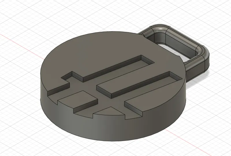 H keychain