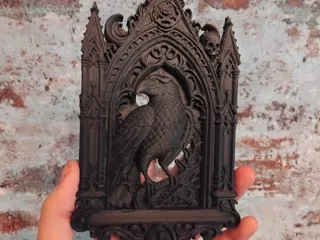 Gothic Raven Wall Decor