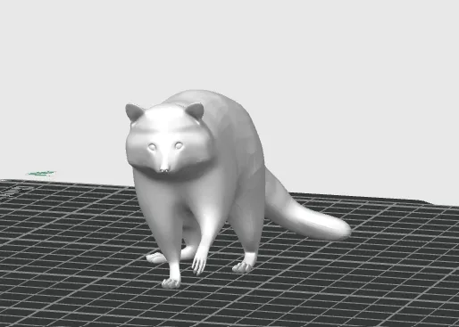 raccoon miniature view 3