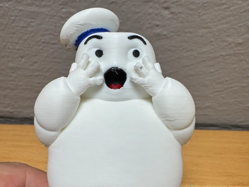 MIni Stay Puft Marshmellow- Surprized 