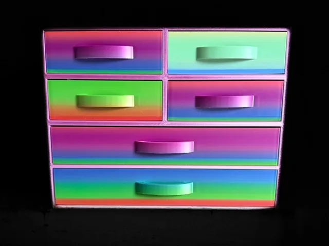 Multi-drawer Organizer - 6 Drawer Storage System