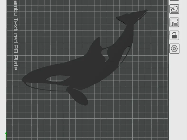 Decoración pared orca