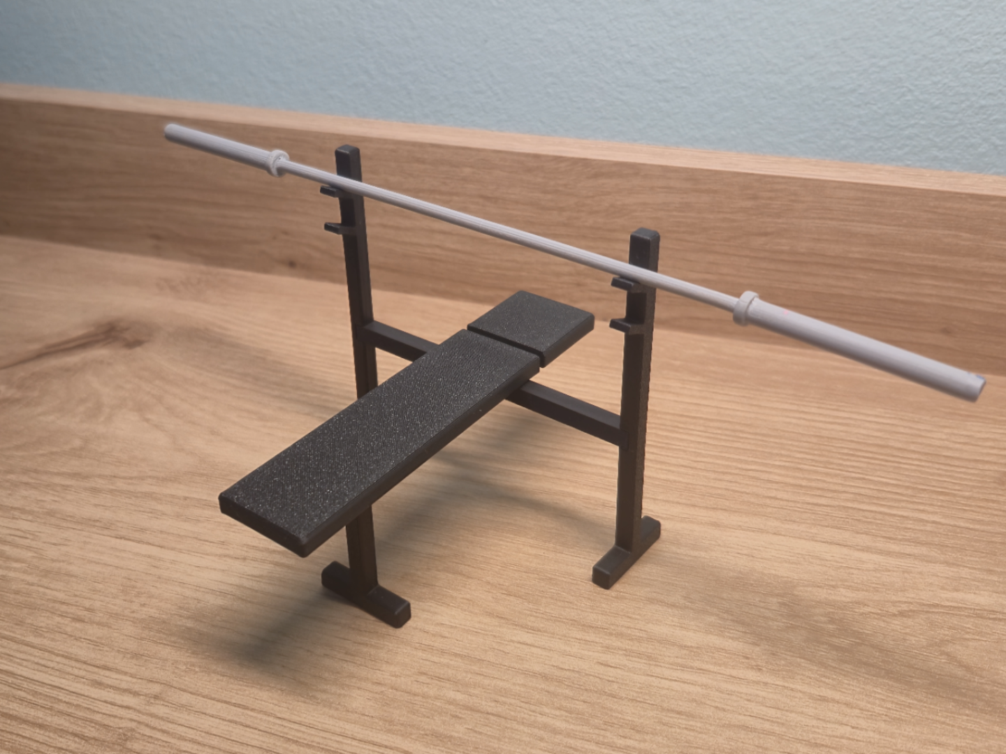 Olympic Bench Press Miniature Model – 1:10 Scale