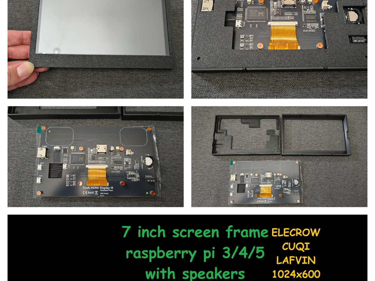 7inch raspberry frame elecrow cuqi lafvin 1024x600 by Yannmarch ...