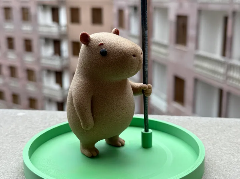 An activist feminist capybara