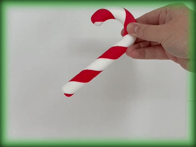 Candy cane transform to flexible.