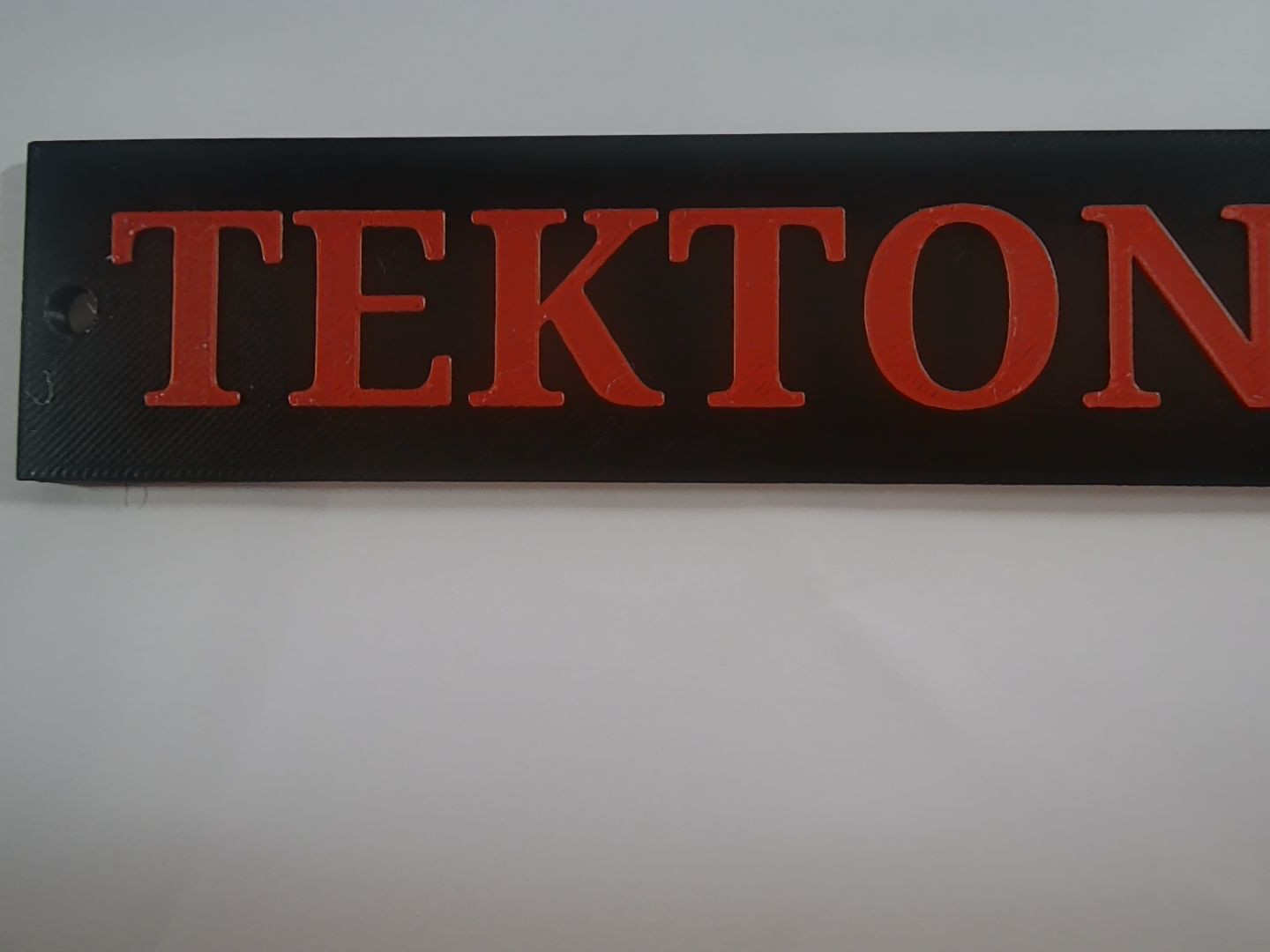 Tekton name plate