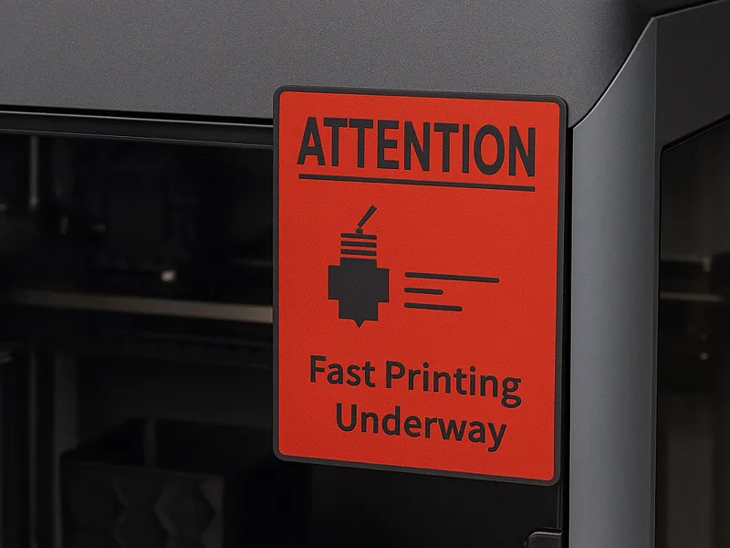 Fast printing underway