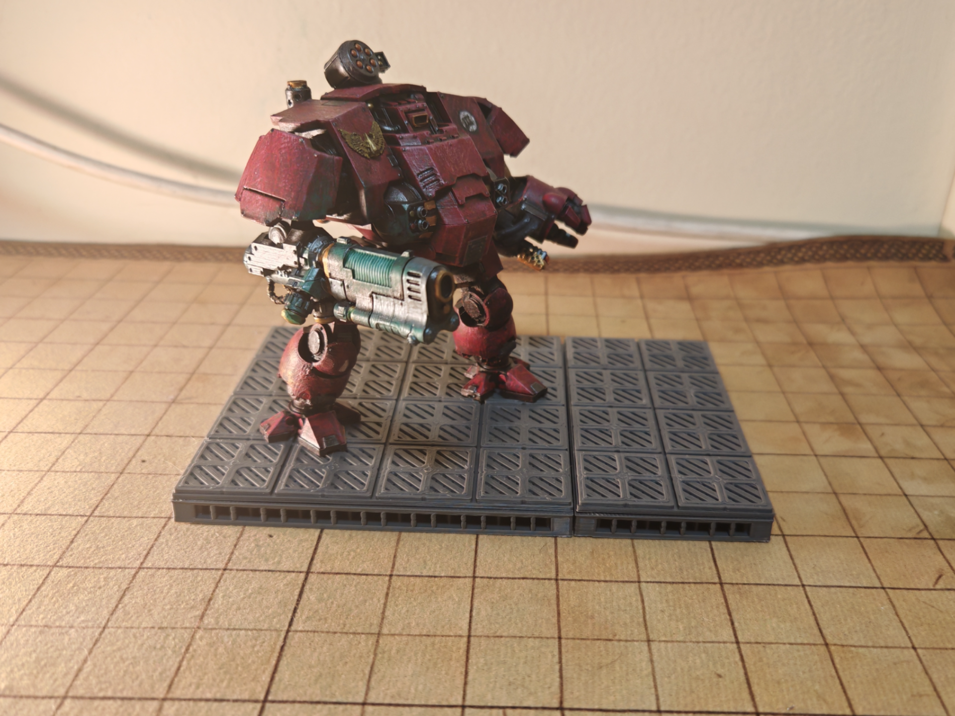 4"x6" Ruin Base - 40K - Openlock Sci Fi Grates