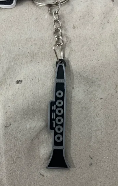 Clarinet Keychain