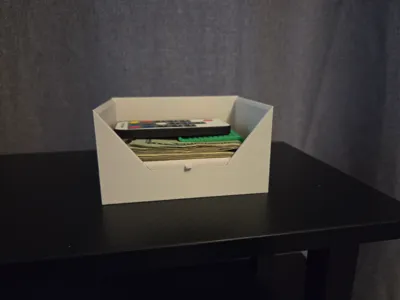Box for desk organization