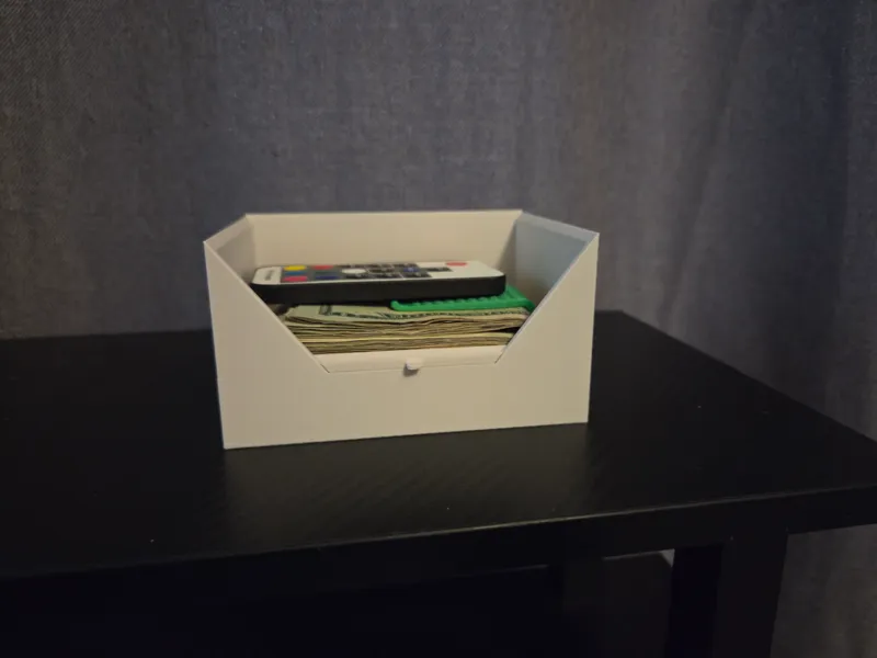 Box for desk organization