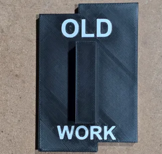 Old Work Single Gang Box Cut Out Pattern