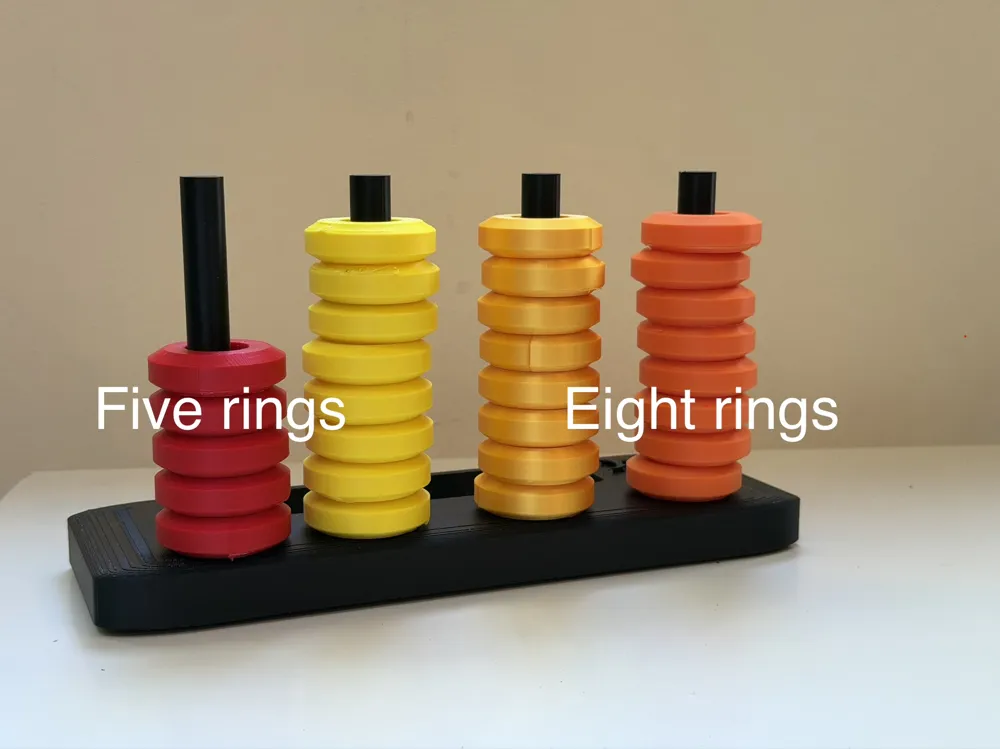 Ring Color Sorting - Free 3D Print Model - MakerWorld