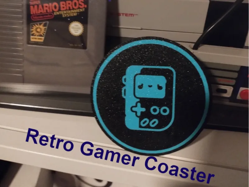 Retro Gamer Coaster