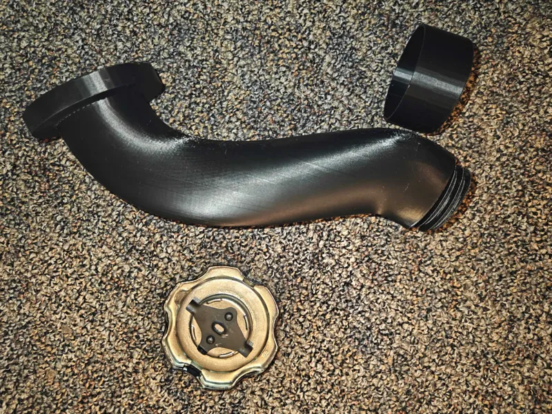 Fuel filler neck for 13.5hp 420cc engines