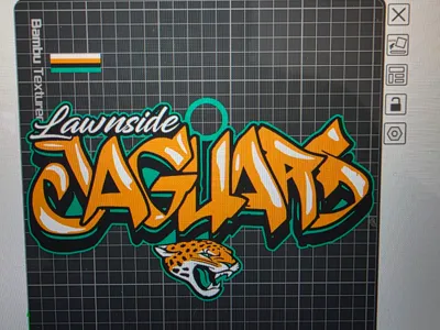 Custom Request Lawnside Jags oversize chain 
