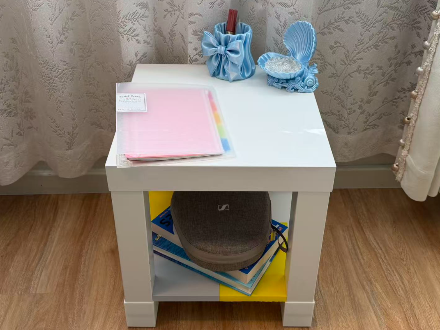 IKEA LACK — Shelf + Leg Risers (No Screws) 35×35 