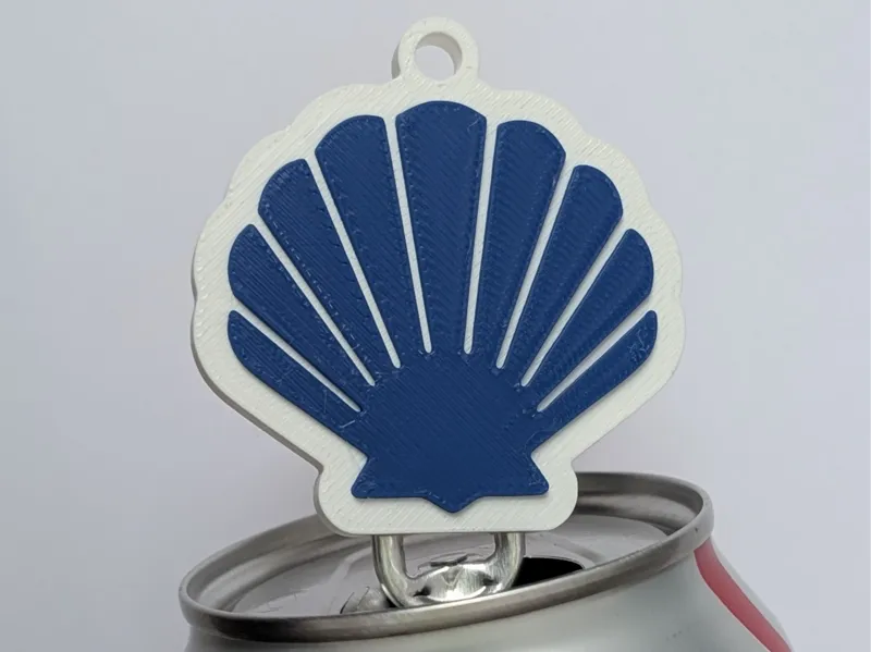 Seashell Can Opener/Nail Saver Keychain (No AMS)
