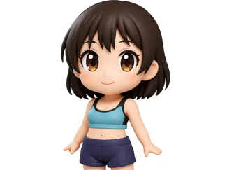 sporty girl :Jogging mode