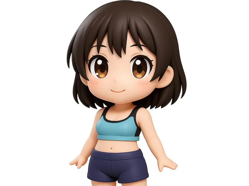 sporty girl :Jogging mode