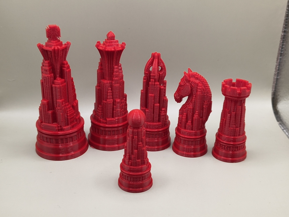 Metropolis Architecture Chess Set