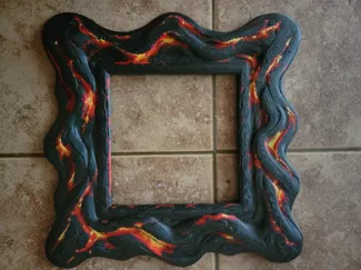 Decorative Lava Frame - 11 x 11 cm