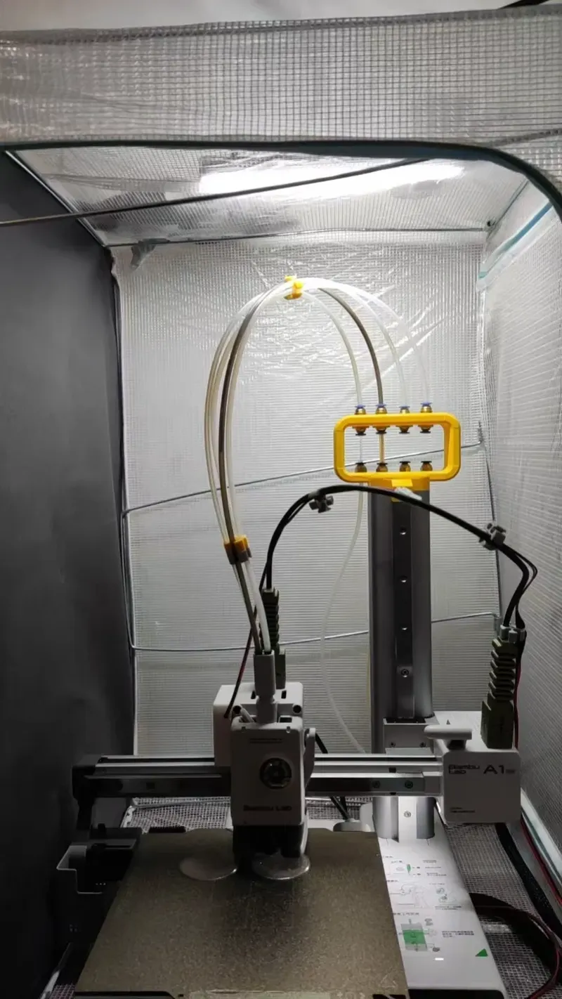 A1 mini 顶部手动换料+顶部把手  密封优化