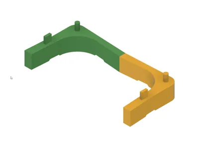 Red Swedish bottle crate spacer 25 mm