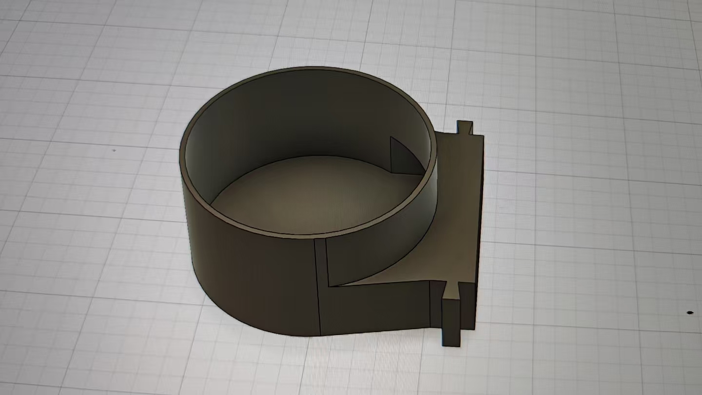 Miniatura 4 do modelo 3D P2S增高通风排气支架（可三面选装）