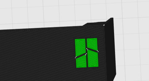 Miniatura 5 do modelo 3D P2S增高通风排气支架（可三面选装）