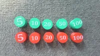 Jetons de poker multicolores — photo 5