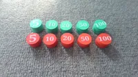 Jetons de poker multicolores — photo 6