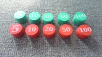 Jetons de poker multicolores — photo 7