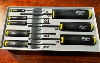 Gridfinity Tray for Bondhus SAE Hex Driver Set