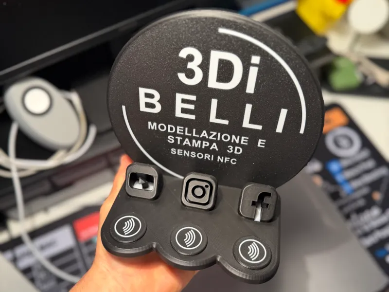 Supporto 3 NFC (YOUTUBE, INSTAGRAM, FACEBOOK)