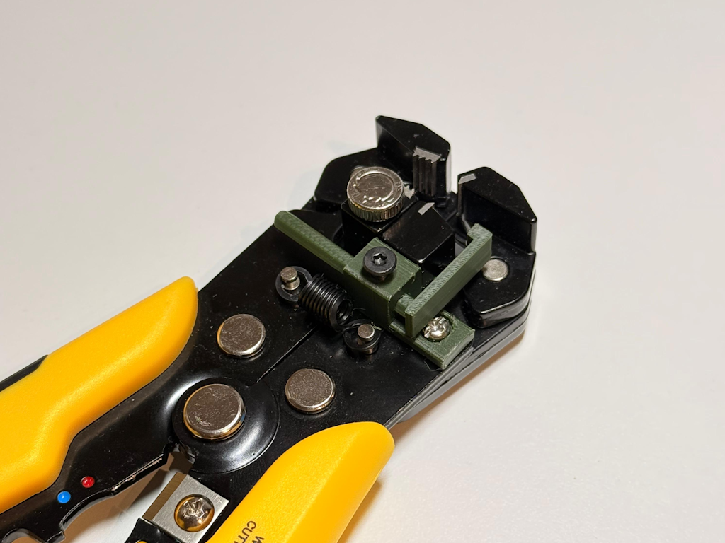 Overengineered Crimper/Cable Stripper Stop/Jig