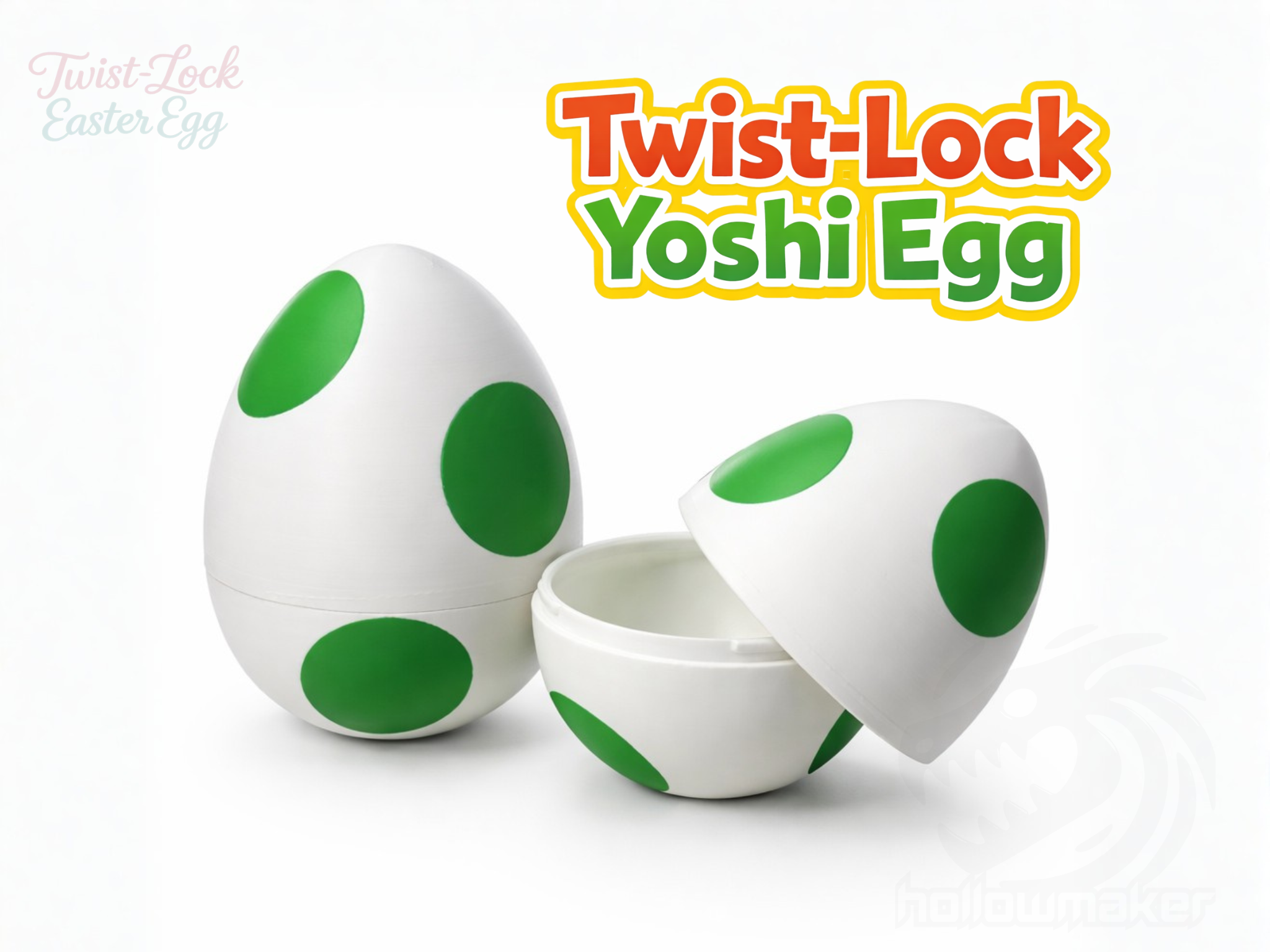 Miniatura 3 do modelo 3D Twist-Lock Easter Egg