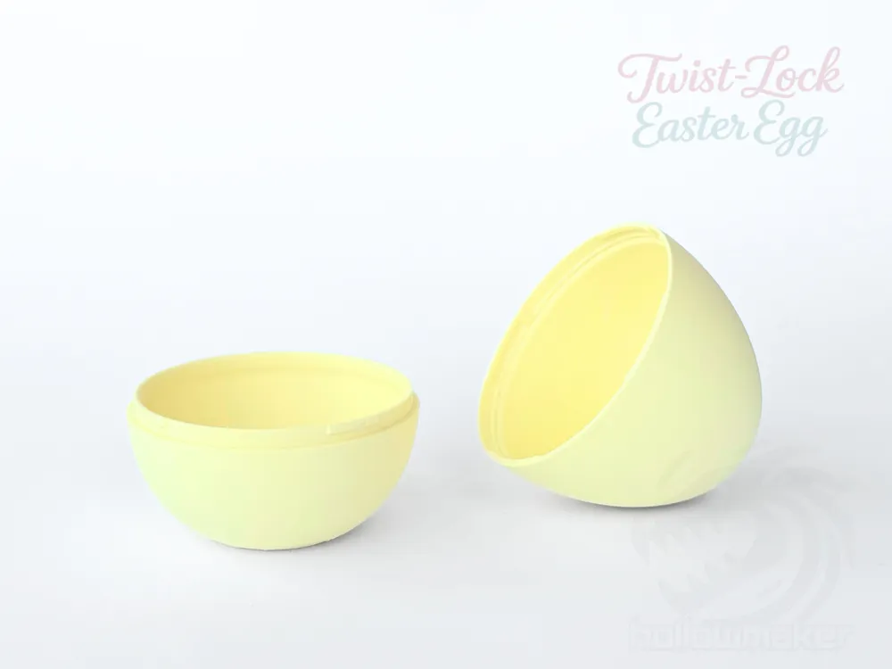 Twist-Lock Easter Egg - Free 3D Print Model - MakerWorld