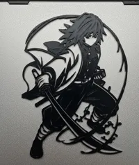 Décoration murale 2D Giyu Tomioka — Demon Slayer — photo 3
