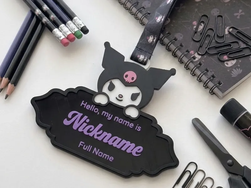 Kuromi Name tag