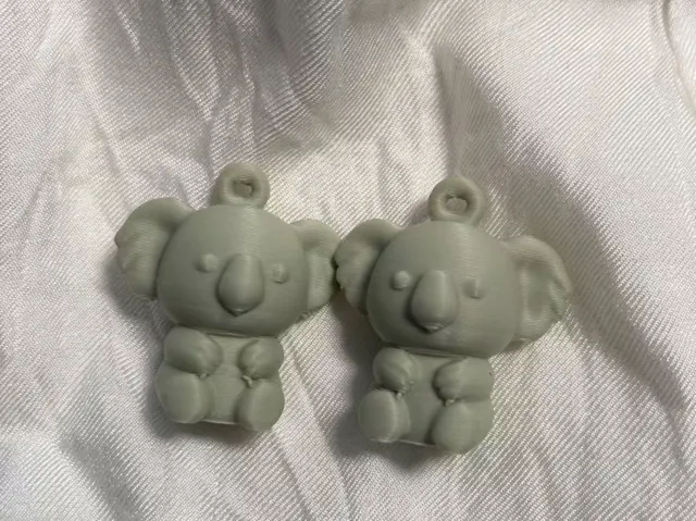 立体考拉耳环
