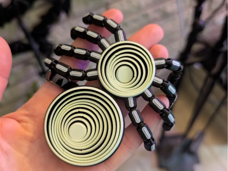 Multicolor Spider Fidget