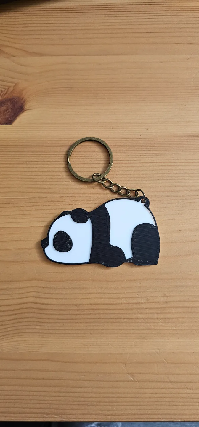 SLEEPY Panda - Keychain